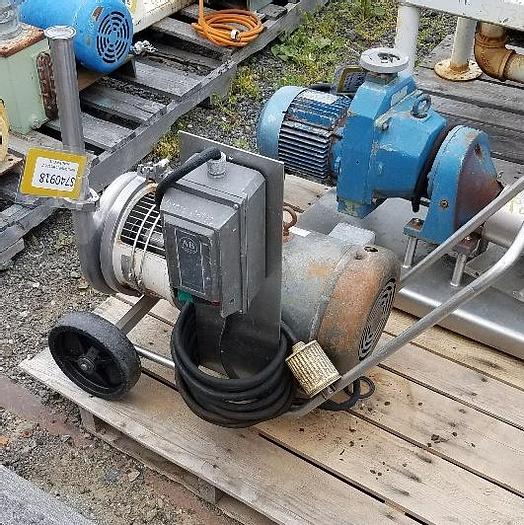 Used Pump, Centrif., 5 HP, S/st, 2", Purity, Mdl C218, #S740918