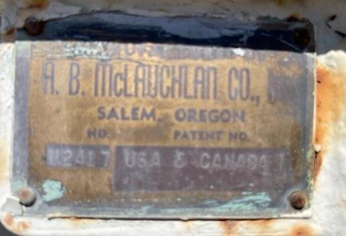 Used AB Mc Laughlin Berry Blower Washer