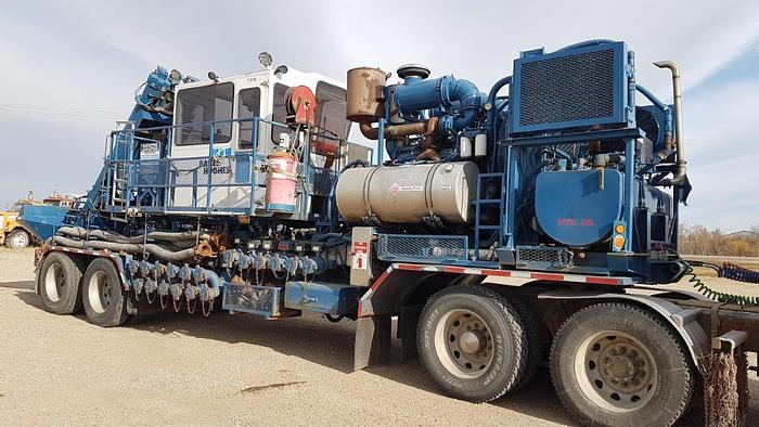 Used 1997 Peerless Hydra Frac Oilwell Cementing Blender Trailer