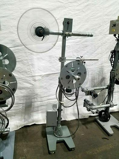 Used Multi Reel Motorized Coil Feed with Controller Stamping Payoff Press Side
