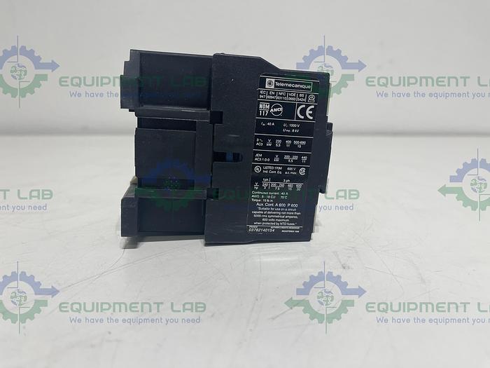 Telemecanique LC1 D2501G6 Contactor 11kW-400V, 5HP