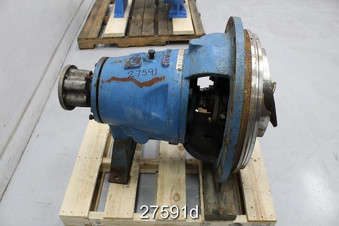 Used Goulds 3175 Goulds 3175 M, 6X8X22, 2/4 Vane Impeller, 16" Impeller Diameter, Stainless Steel Impeller, Stainless Steel Casing, Stainless Steel Stuffing Box, Stainless Steel Suction Side Plate, Dynamic Seal. #27591