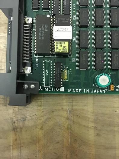 Used Mitsubishi, MC116,  PC Board, S/N-BN634A112G51