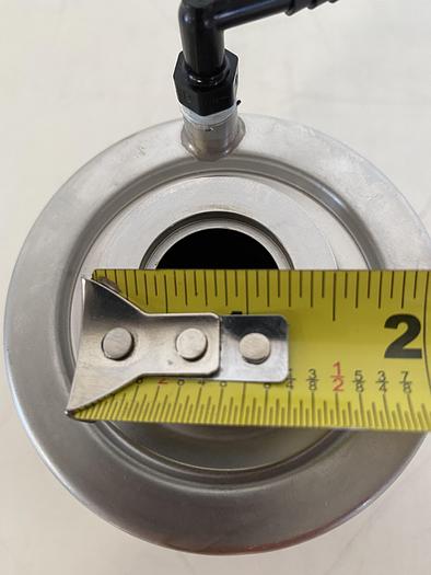 Used Virtis  Vacuum Pump Exhaust Filter 15PSI @ 400°F KF25 Vacuum Fitting Size