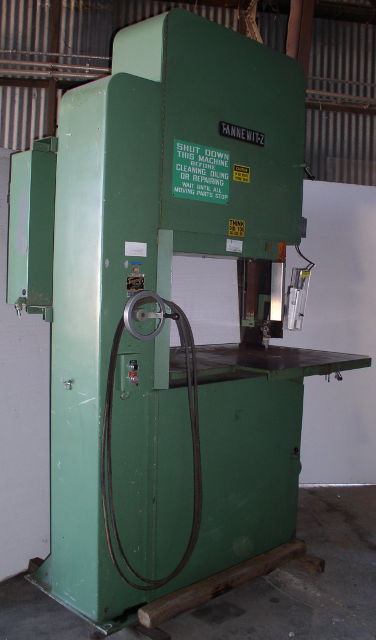 Used 36" Tannewitz Model G1NE Vertical Band Saw; S/N 80129