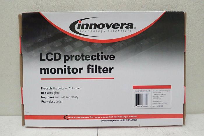 Used Innovera IVR-46404 19" - 20" Widescreen LCD Protective Monitor Filter 50686024464049