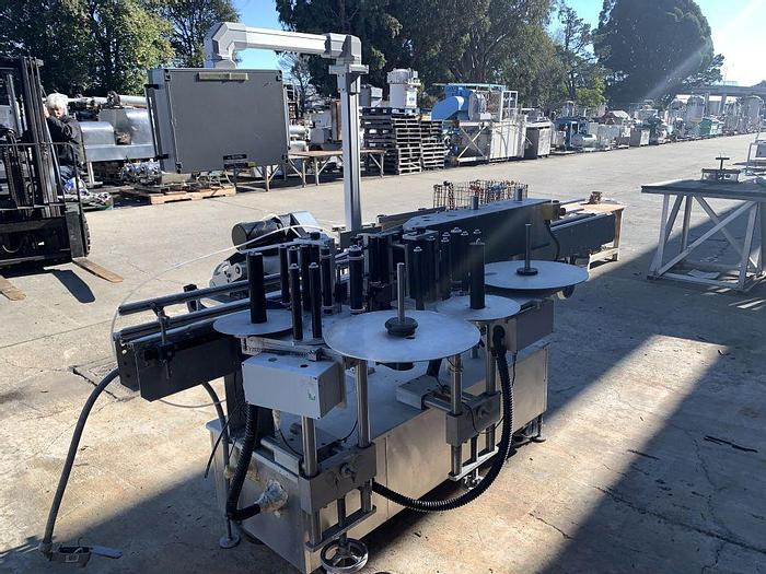 Used Labeler, Pressure Sensitive, Quadrel, Versaline, Wrap, #S744339