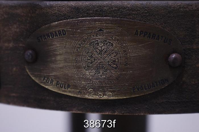 Used Hermann Mfg. Co. Hand Sheet Mold, 6" Diameter Sheet Forming Area #38673