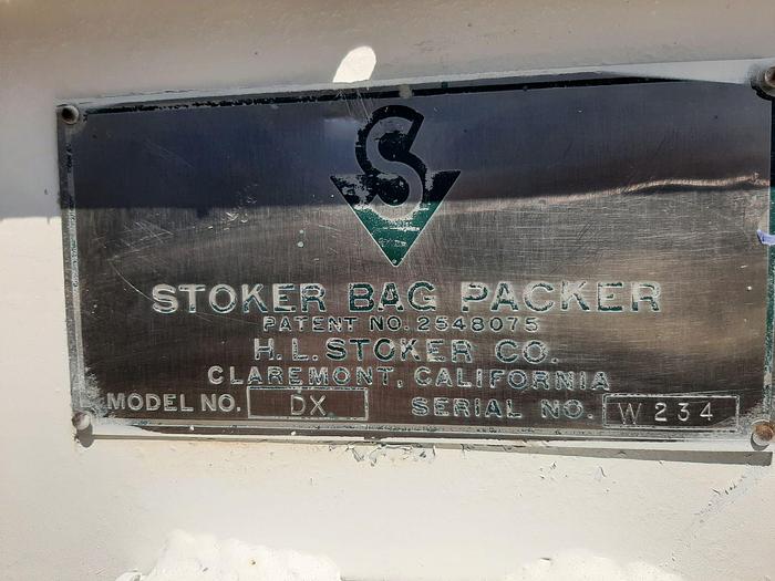 Used Filler, Bag, Stoker, Model DX, 3" Auger, Carbon Steel #S744815