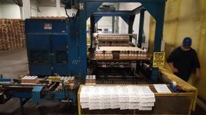 Used Kinetics / Goldco Case Palletizer