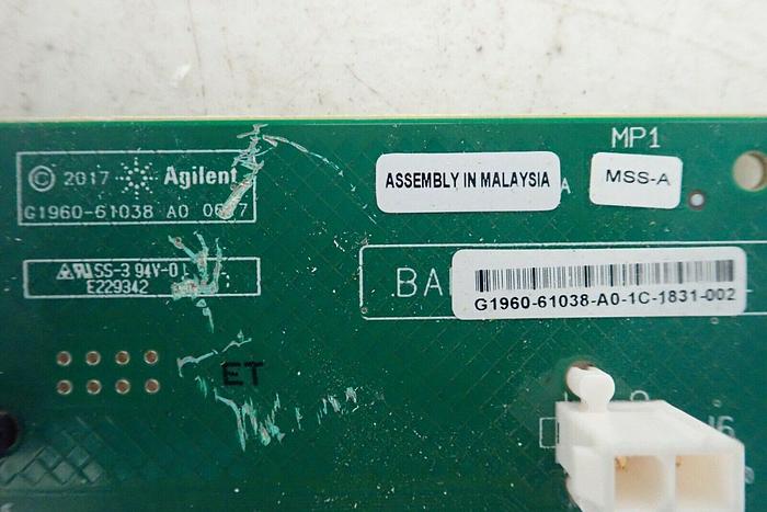 Used Agilent G1960-61038 Board Assembly