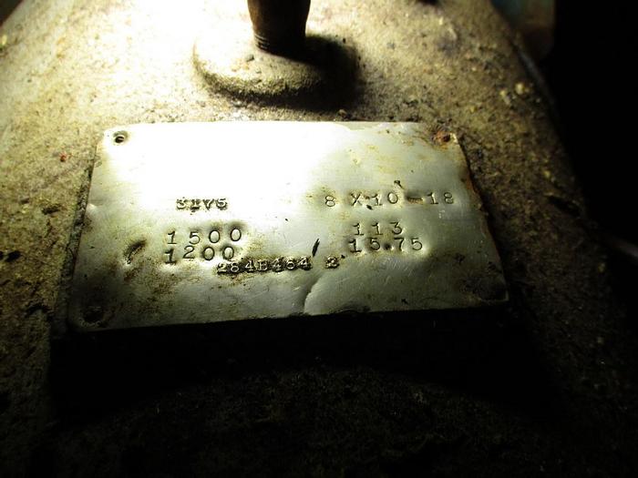Used GOULDS  MDL.3175 8X10X18 75HP PUMP AND MOTOR
