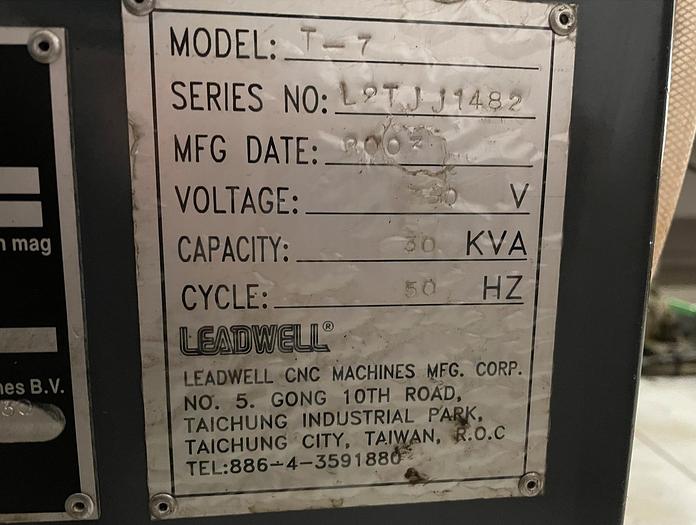 Gebruikt Leadwell T-7