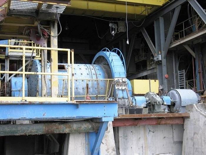 Used Mill, Ball, 9' X 12', Allis Chalmers, Wet Grind, 650 HP (2) #D741924