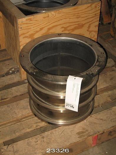 Used Fiberprep CH3 Pressure Screen Basket, .010" Slots #23326