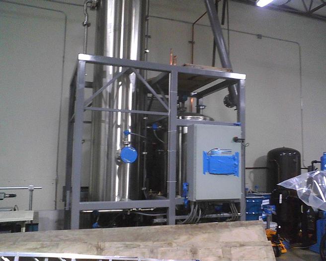 Used Scrubber, Solvent Recovery, 600 CFM, S/st, Chiller, Carbon, #C737471