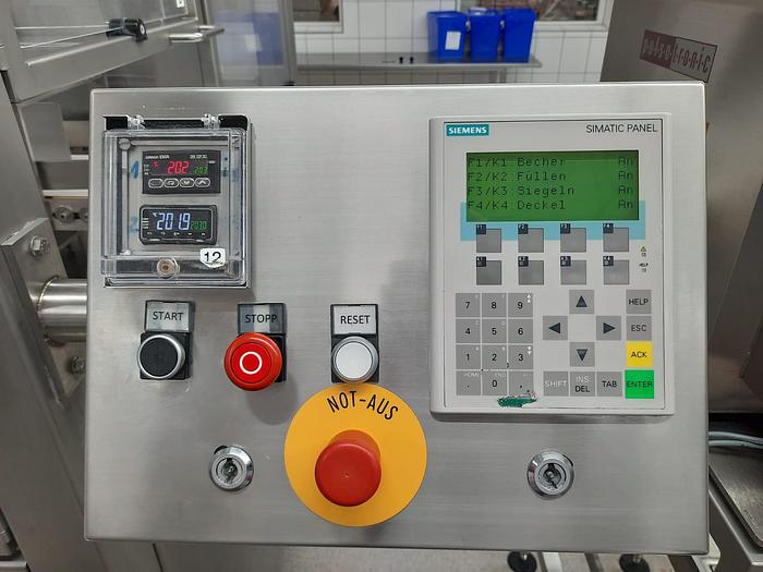 Gebraucht Becherfüller, Fabrikat Schutten, Bj. 2005 mit Pulsotronic Metalldetektor