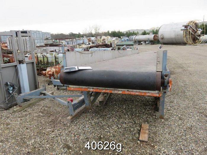 Used Kvaerner Hymac 45' Long 57" Wide Belt Conveyor for Pulper #40626