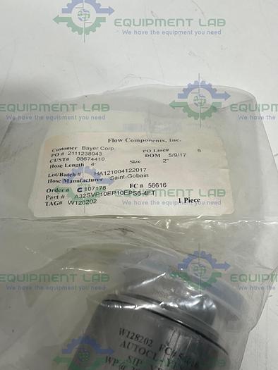 Saint Gobain HOSSVP-32 Pure Fit 48" Hose w/ 2" Sanitary Fitting 125 PSI at 20°C