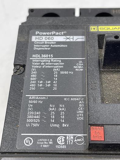 Used Square D HD 060