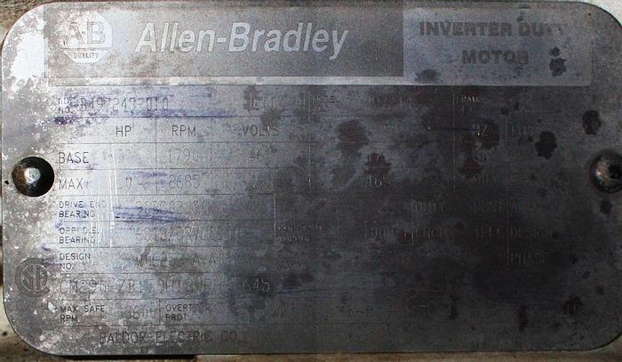 Used 1,600# SHAFFER HORIZONTAL TRIPLE ROLLER BAR MIXER - S/S