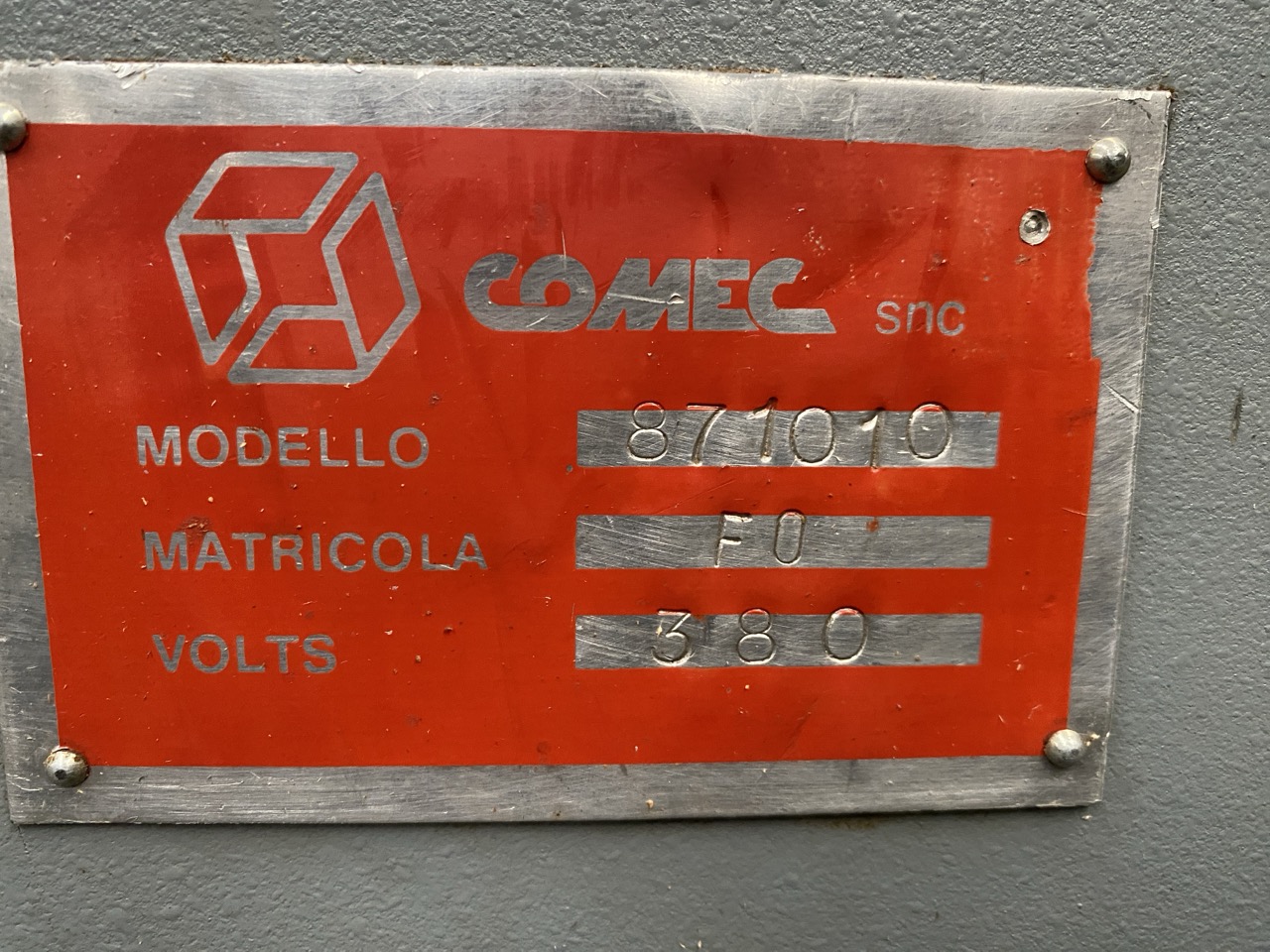 Usato Comec F0 Foratrice verticale e orizzontale laterale