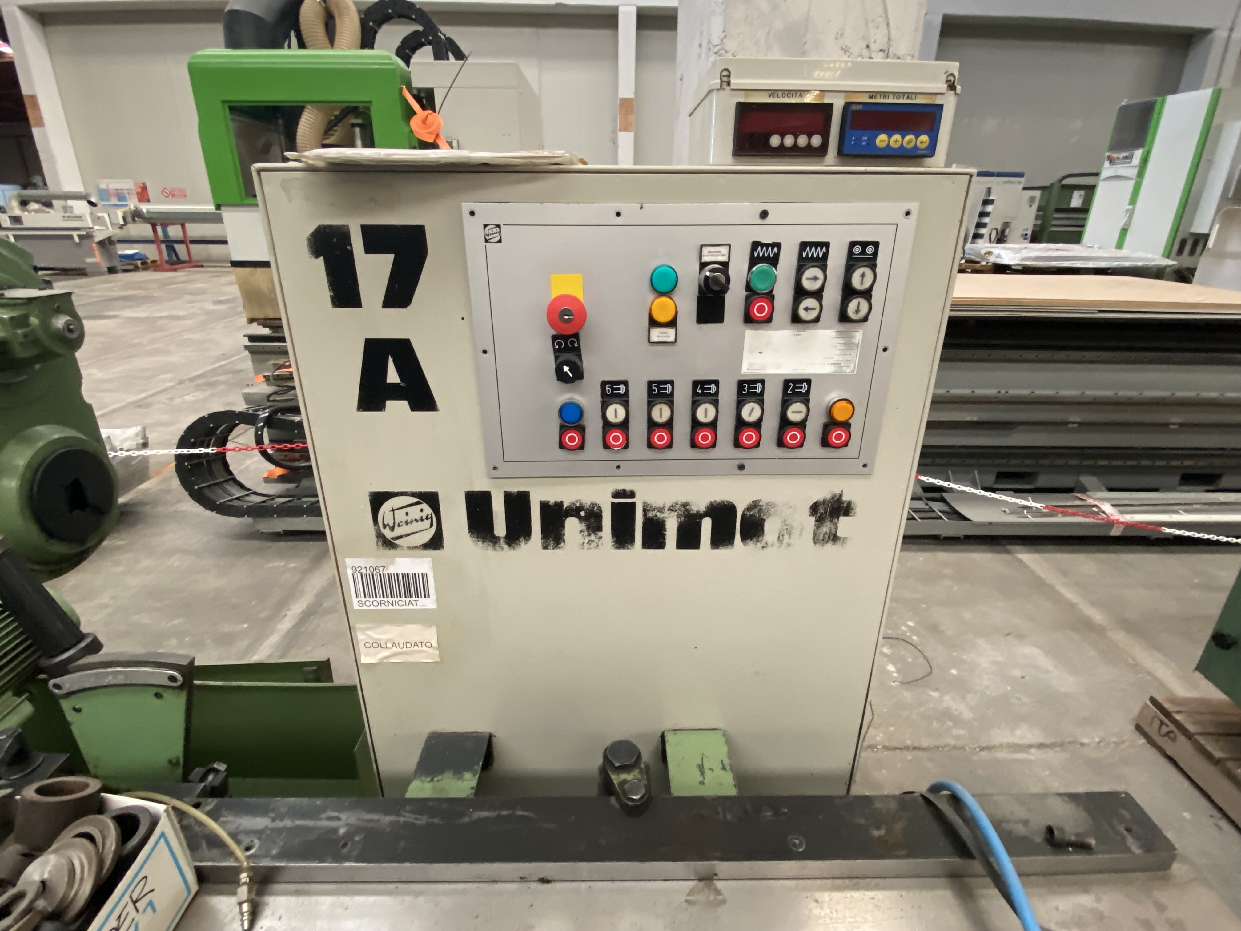 Usato Scorniciatrice Weinig Unimat 17A a 7 alberi