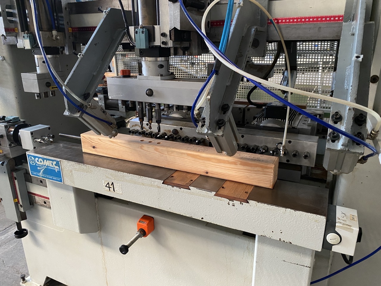 Usato 1996 Comec FO/OM Foratrice a testine, orizzontale, verticale e di testa, doppia