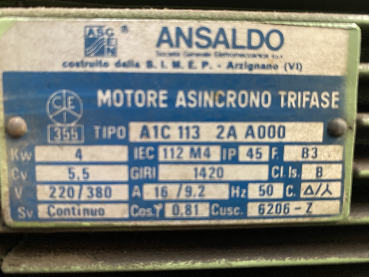 Usato Pressa snervatrice da cm. 1100 x 650