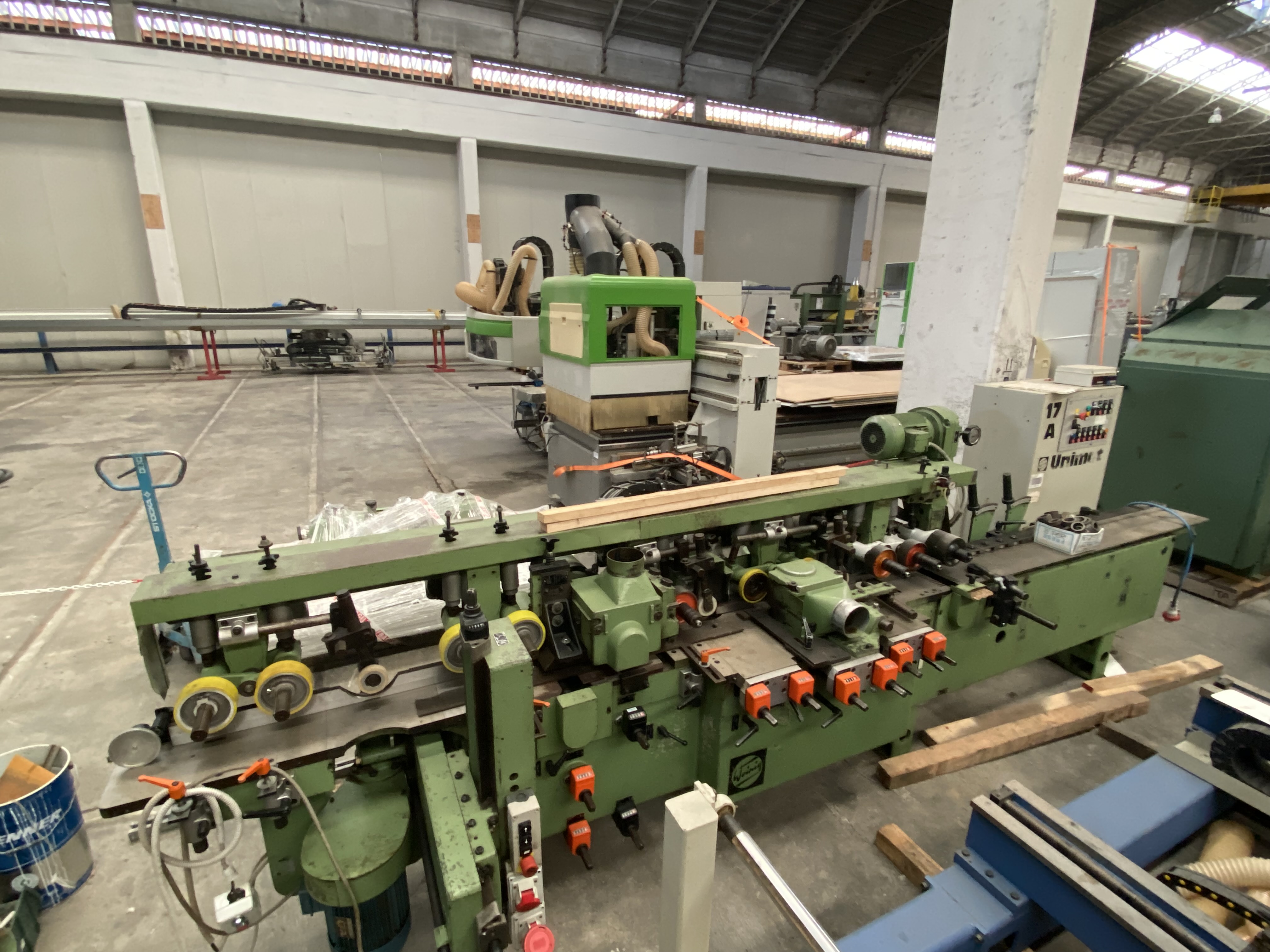 Usato Scorniciatrice Weinig Unimat 17A a 7 alberi