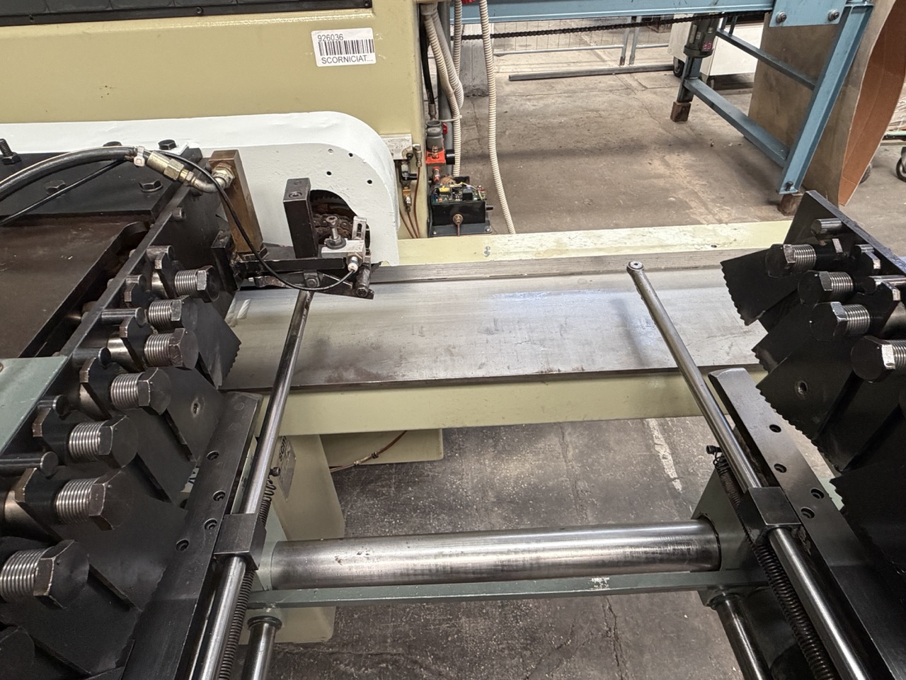 Usato Friulmac FN/3 Troncatore Caricatore per Scorniciatrice (con modifica per larghezza pezzi fino a mm 230)