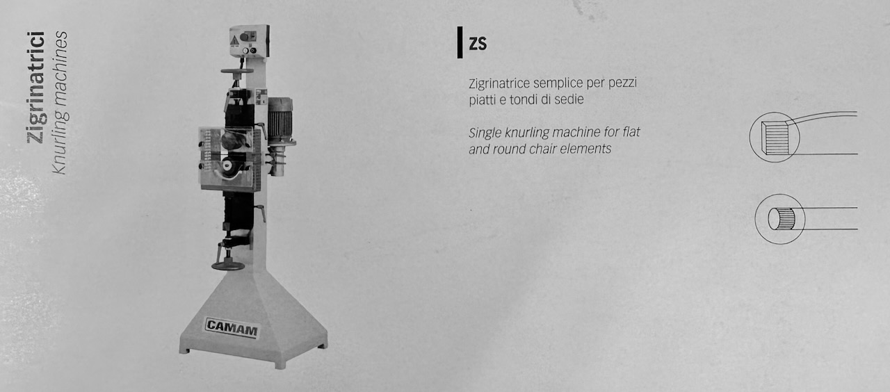 Usato Camam ZR Zigrinatrici singole