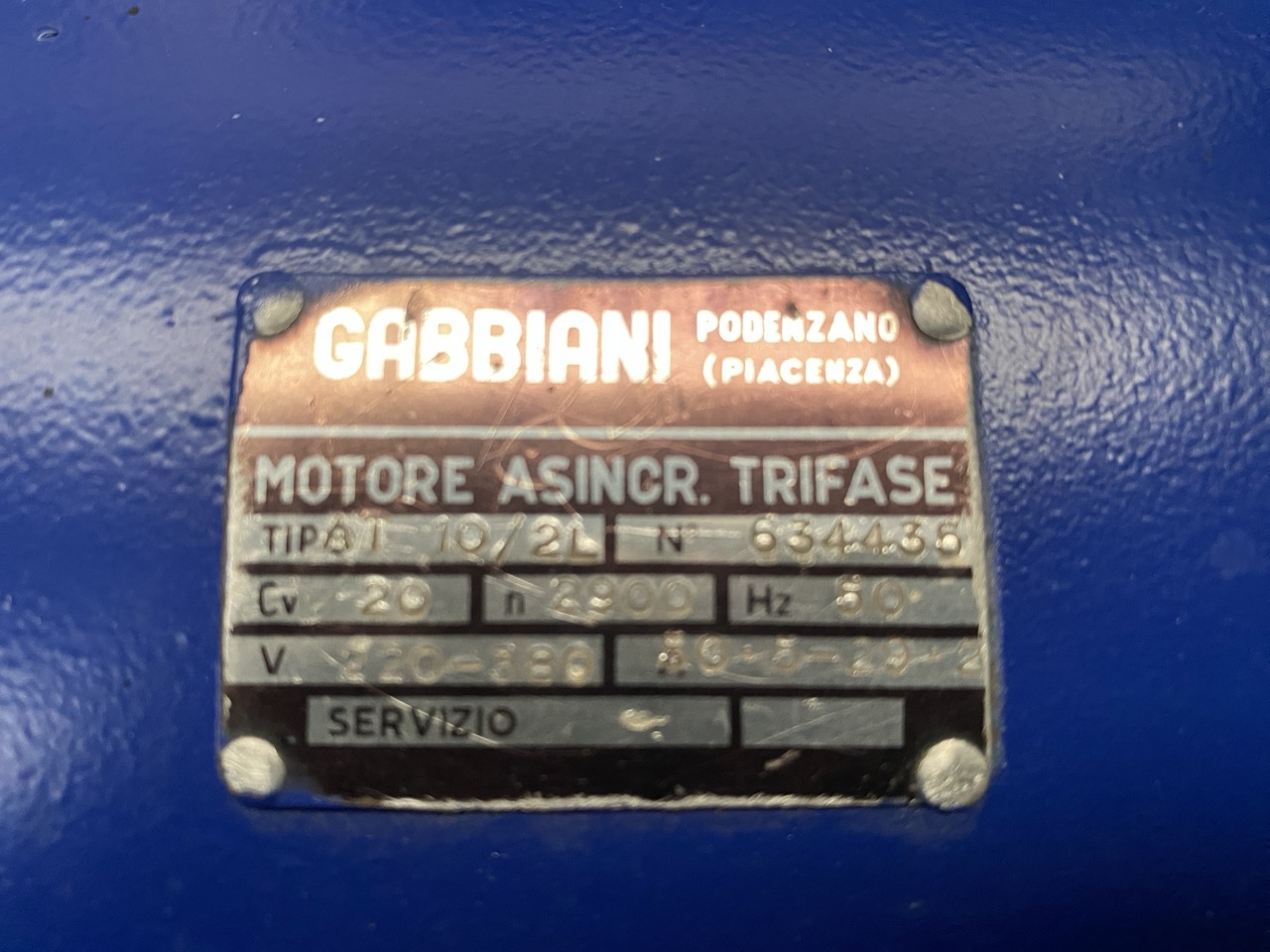 Usato Gabbiani Multilame con tappeto da cm. 30 e motore 20 HP