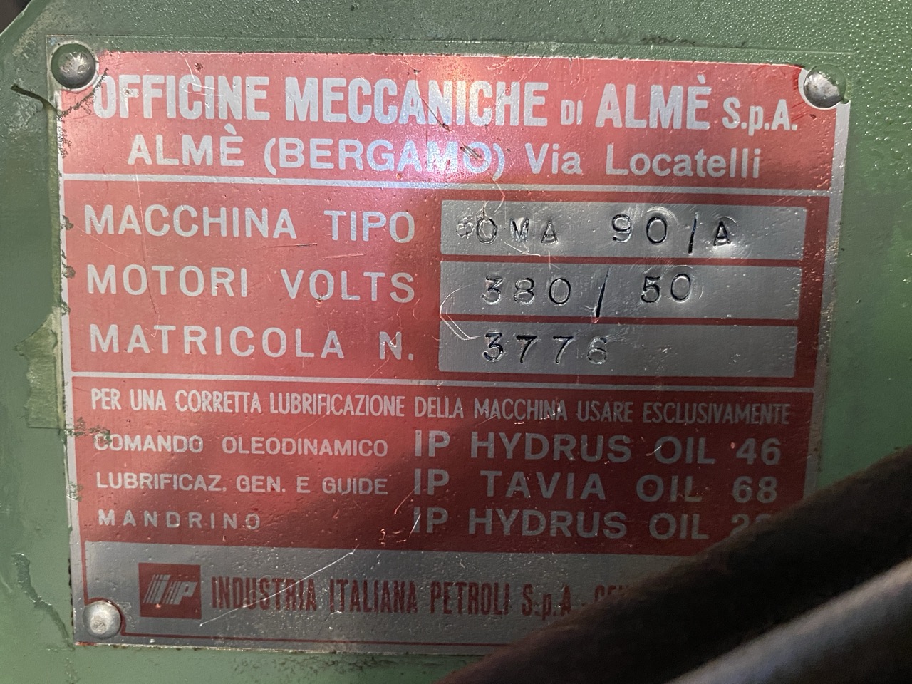 Usato OMA 90/A Tornio per legno, automatico con caricatore, lunghezza massima del pezzo mm. 900