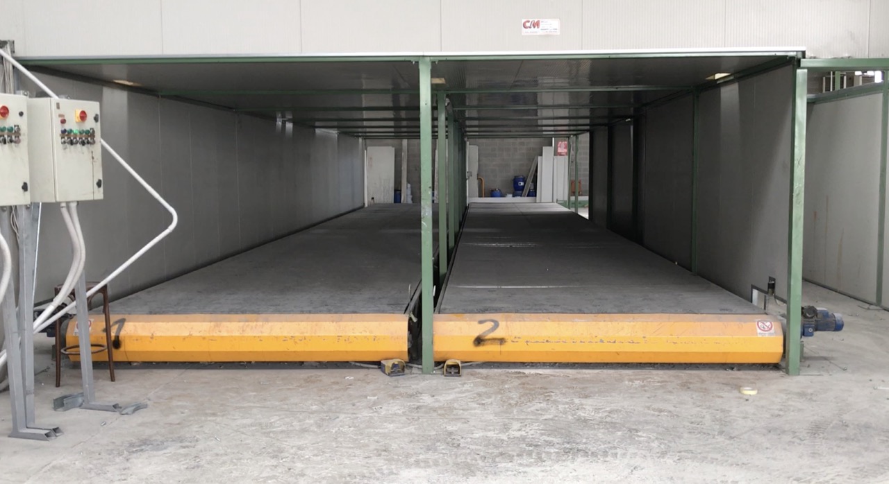 Usato Nastri a tapparella per asciugatura prodotti verniciati