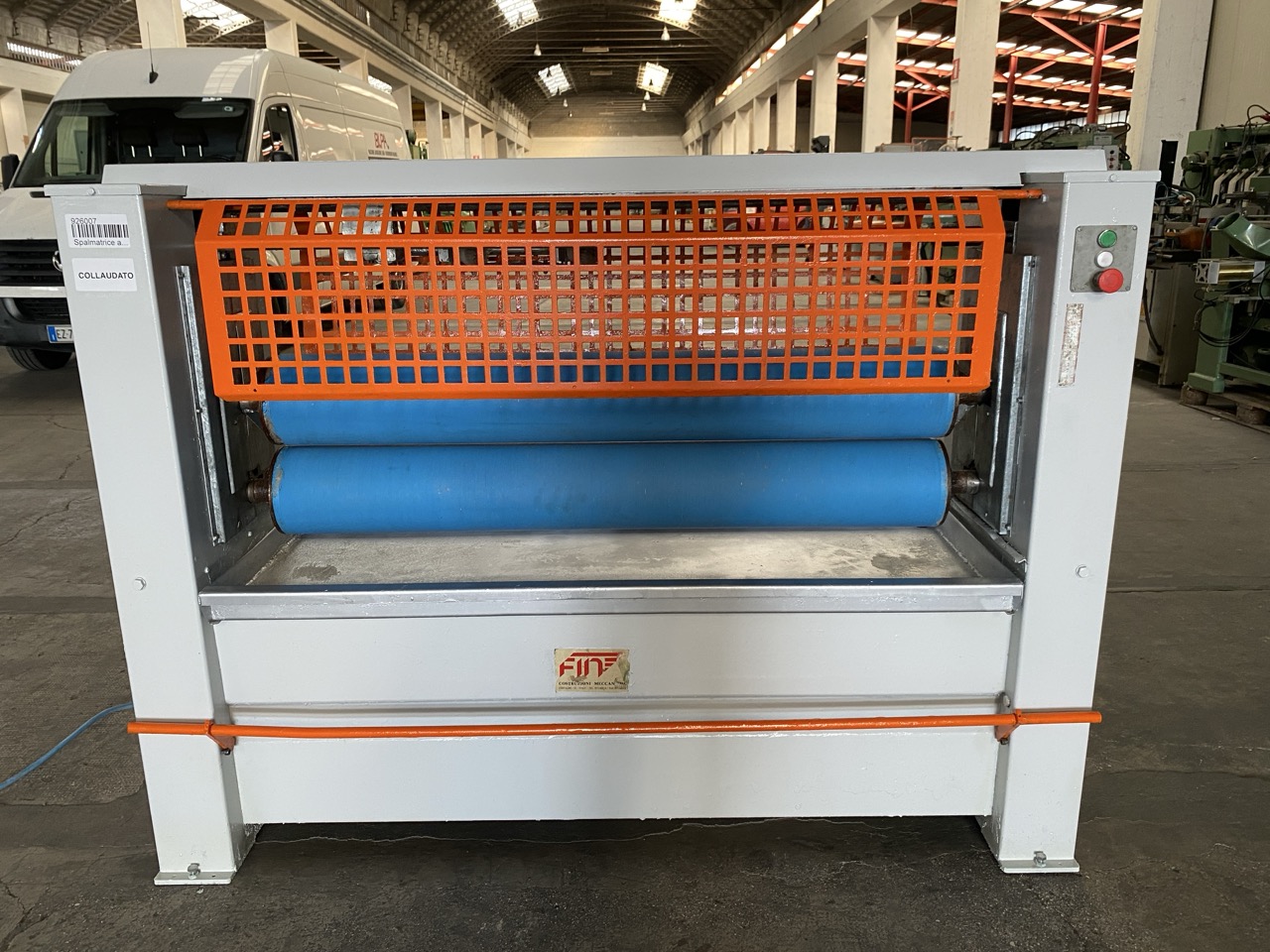 Usato Spalmacolla a 2 rulli con pulitore manuale