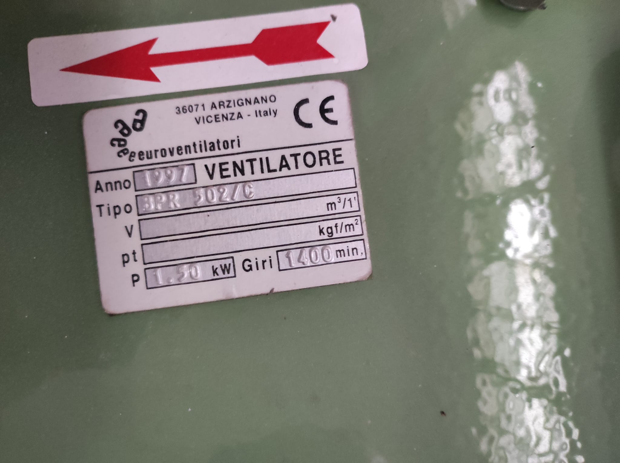 Usato Nr. 11 Ventilatori a stock