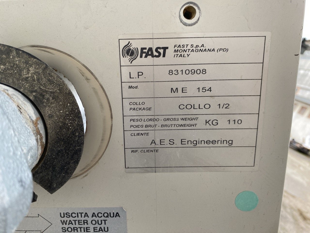 Usato FAST ME 154 Unità di trattamento aria