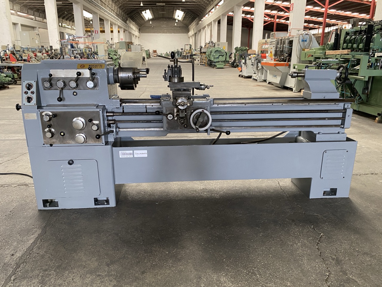 Ricondizionato Nosotti T200/1500 Tornio usato lavorazione ferro