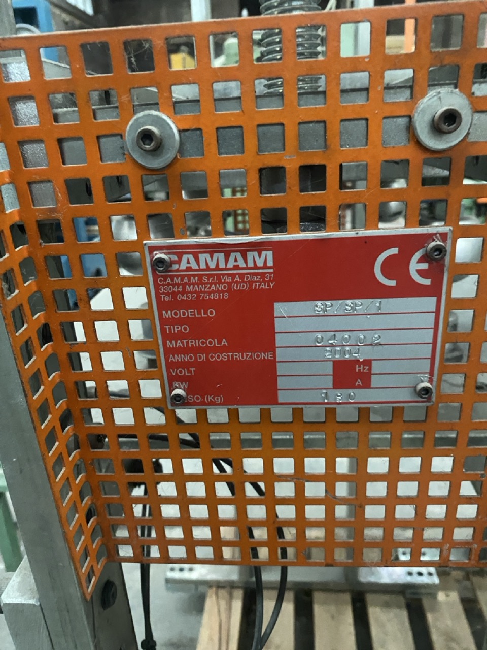 Usato 2004 SP/SP/1 Pressa pneumatica per tappezzeria marca Camam