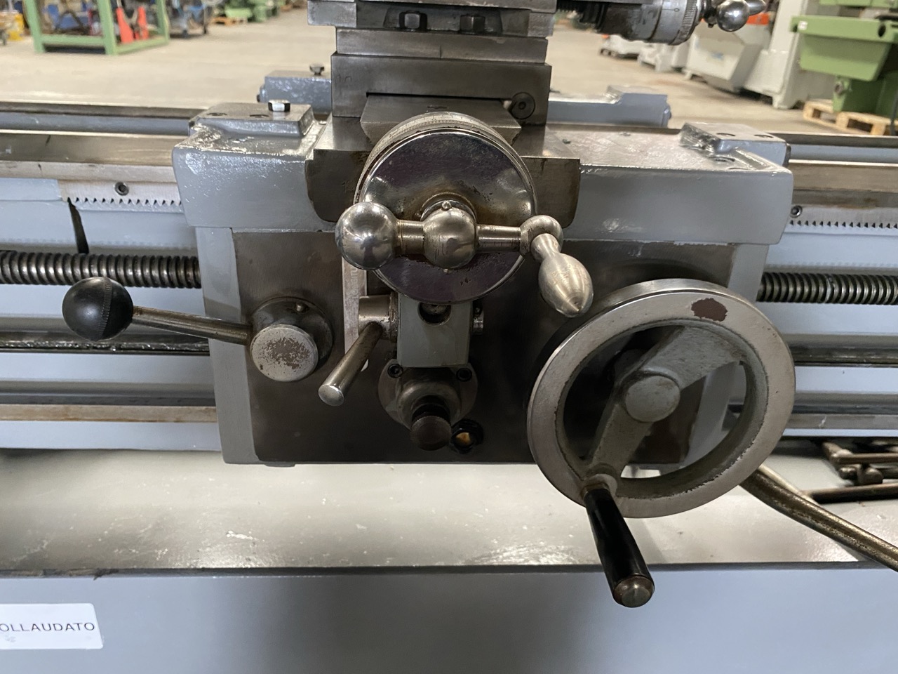 Ricondizionato Nosotti T200/1500 Tornio usato lavorazione ferro completo di accessori