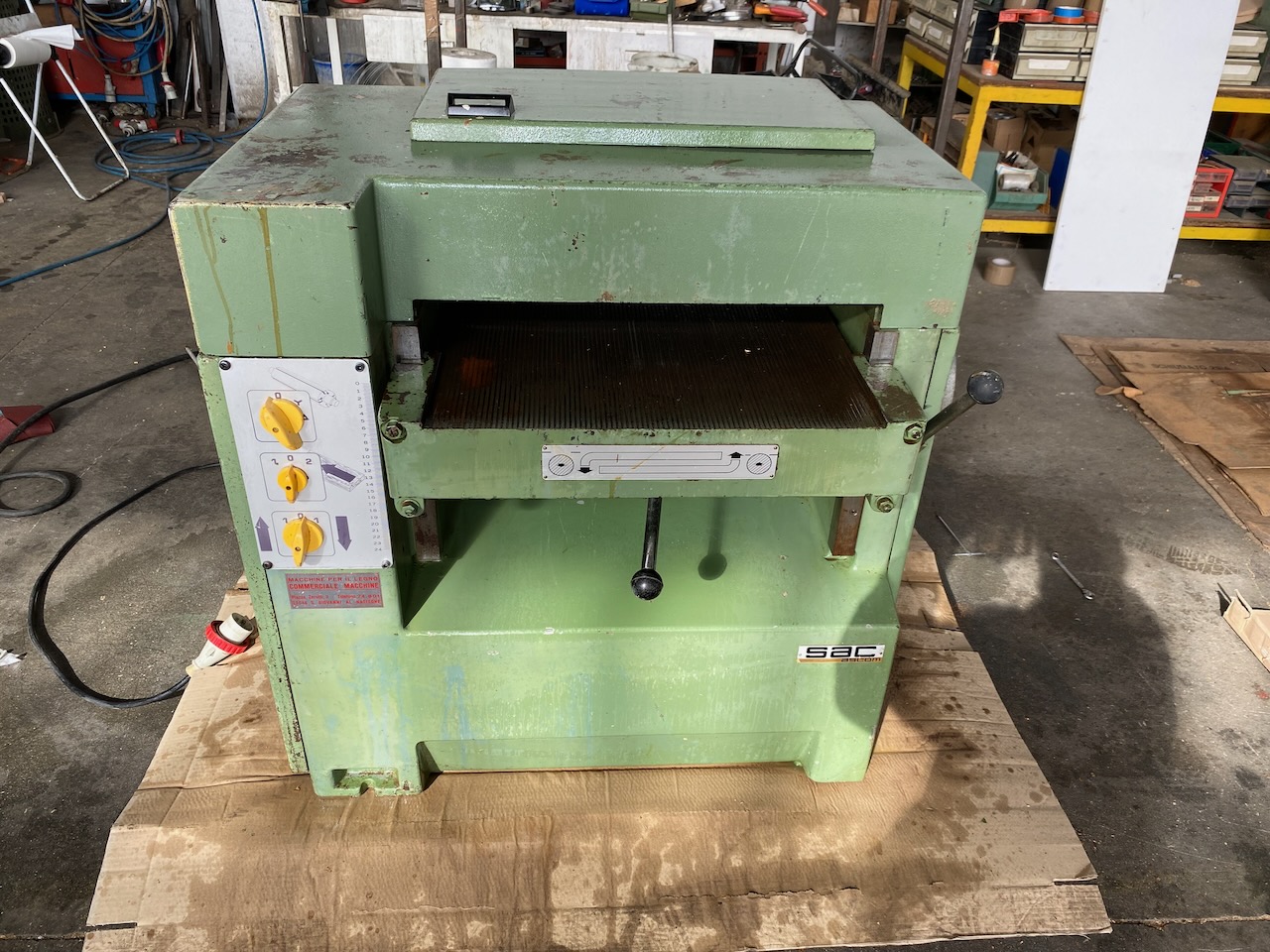Usato SAC Pialla a spessore fuori uso (motori da sostituire), vista e piaciuta