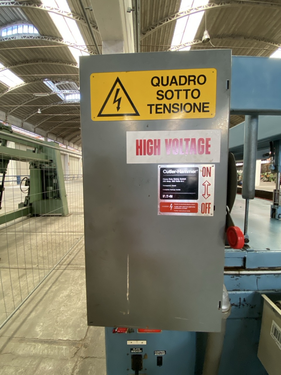 Usato L&L Machinery Inc GLU-ALL Pressa per listellare ad alta frequenza, piano mm. 2700x1300