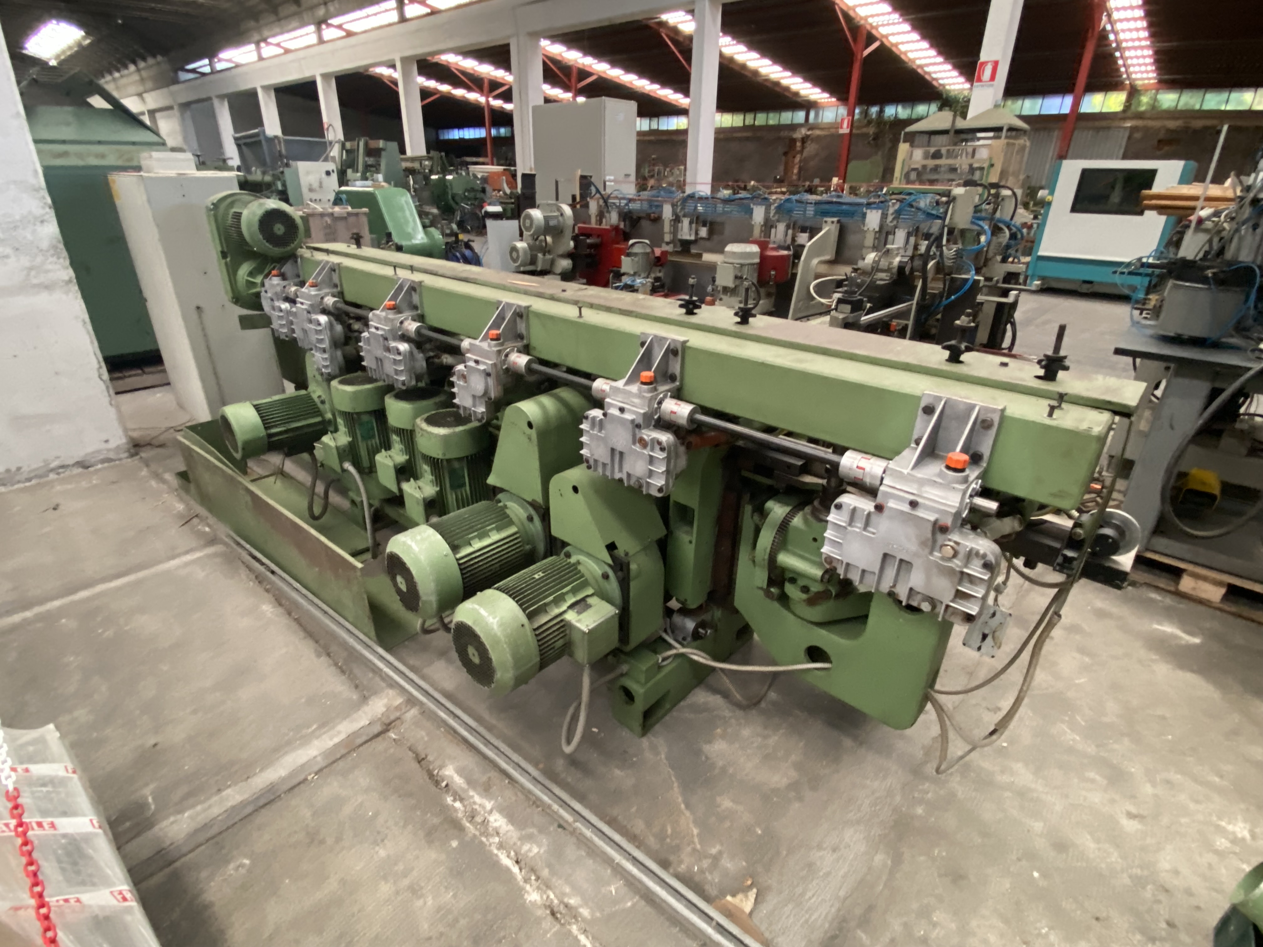 Usato Scorniciatrice Weinig Unimat 17A a 7 alberi