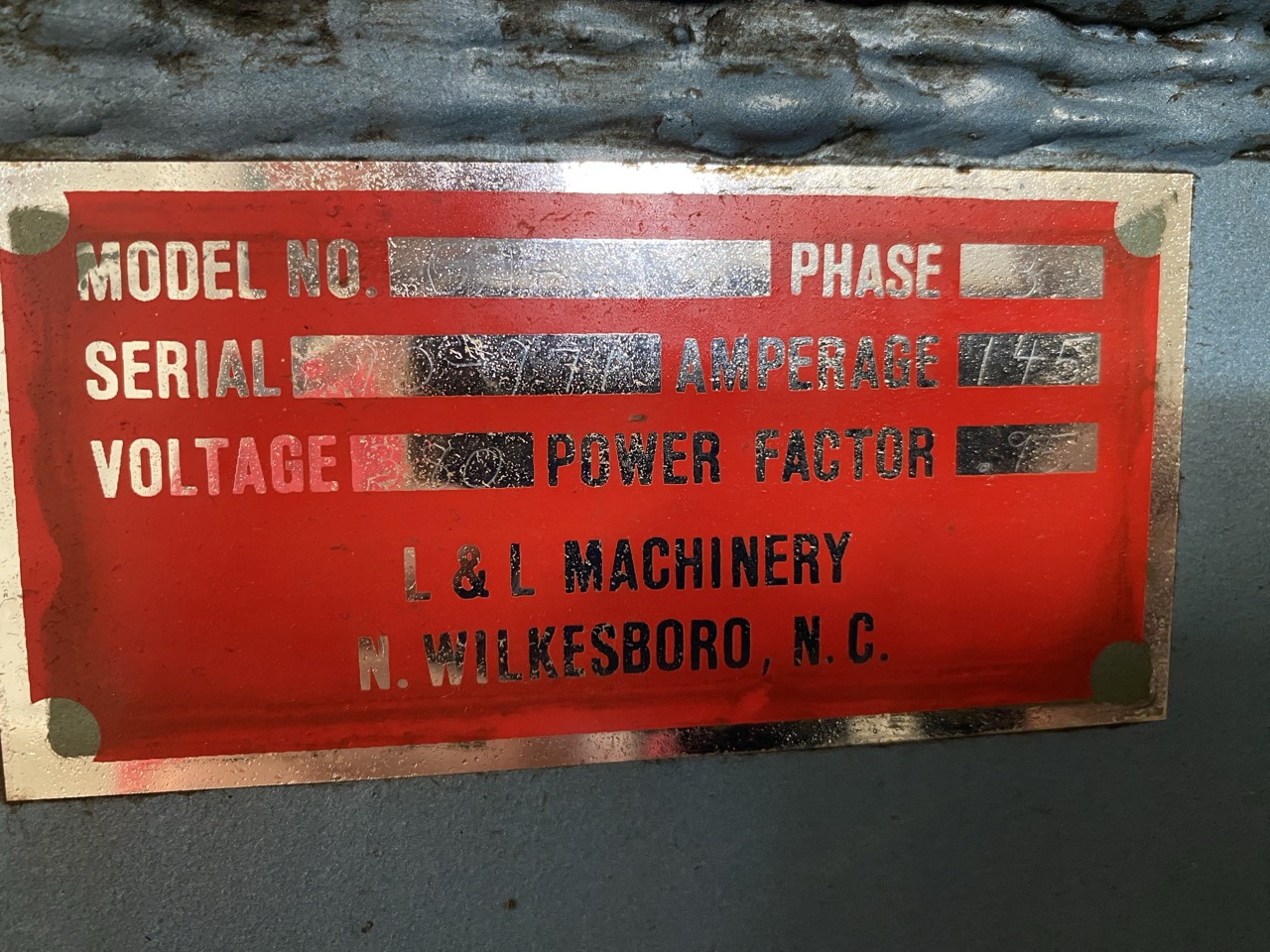 Usato L&L Machinery Inc GLU-ALL Pressa per listellare ad alta frequenza, piano mm. 2700x1300