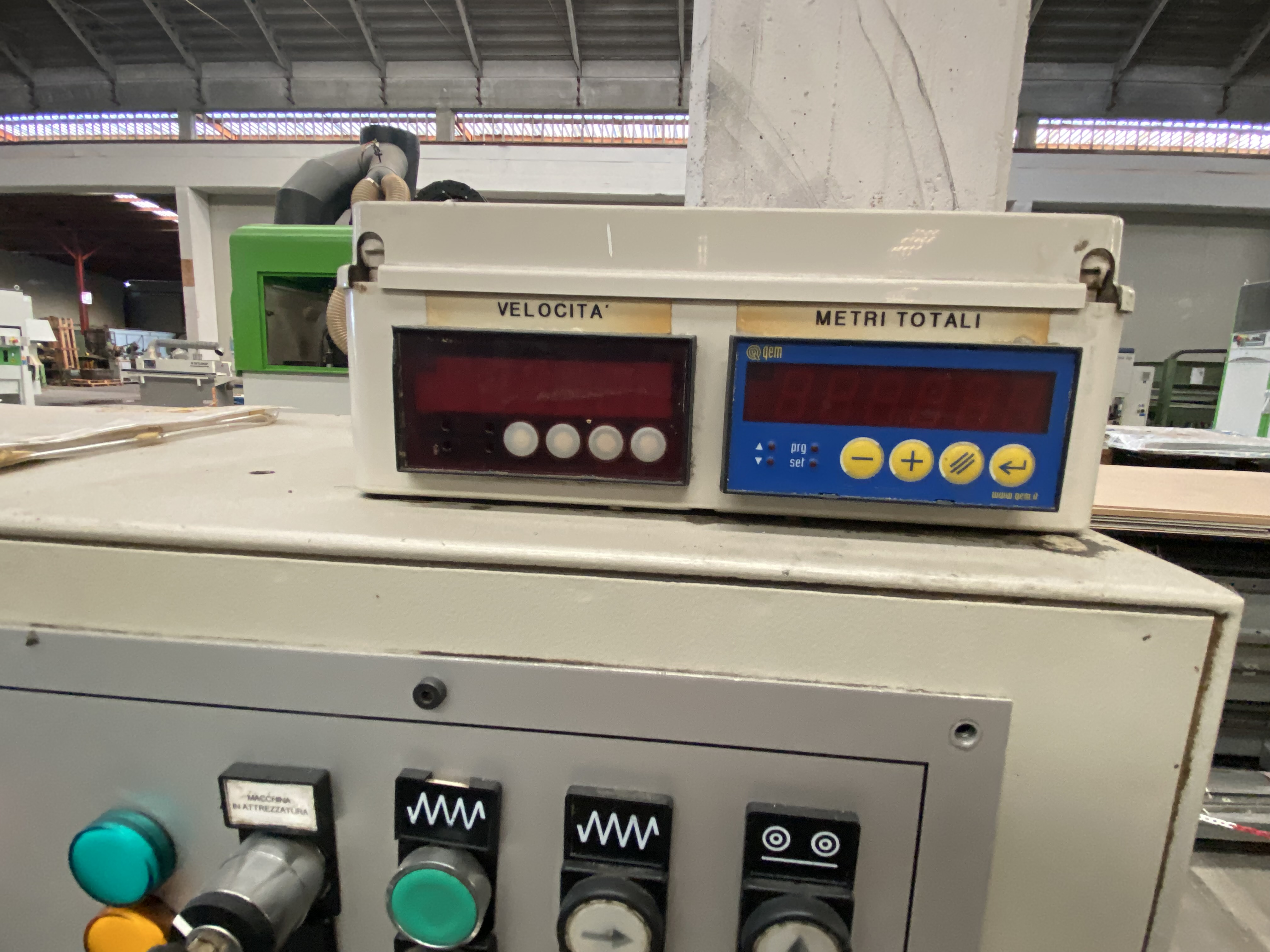 Usato Scorniciatrice Weinig Unimat 17A a 7 alberi