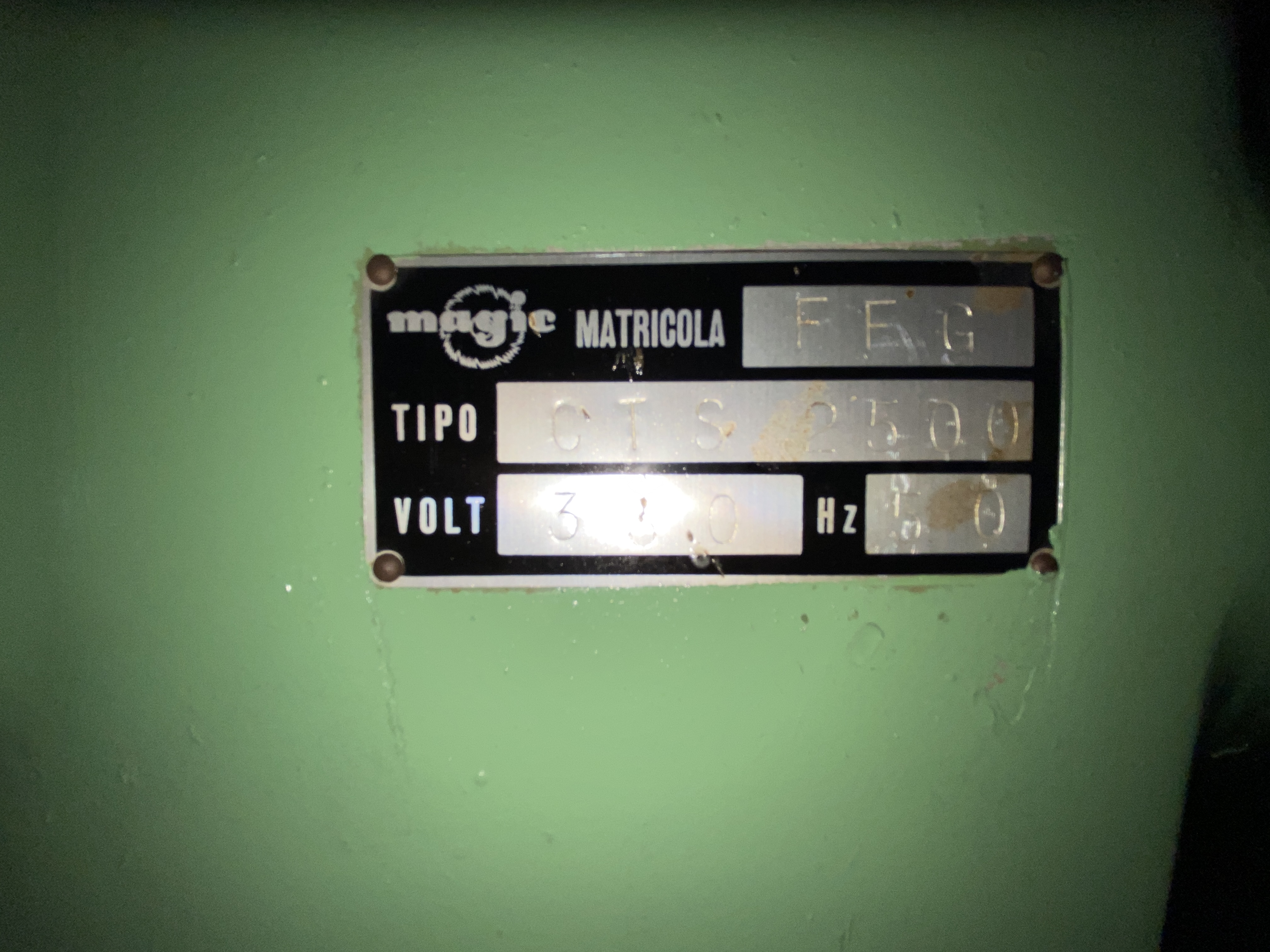 Usato Sega Toupie con carro da cm. 250