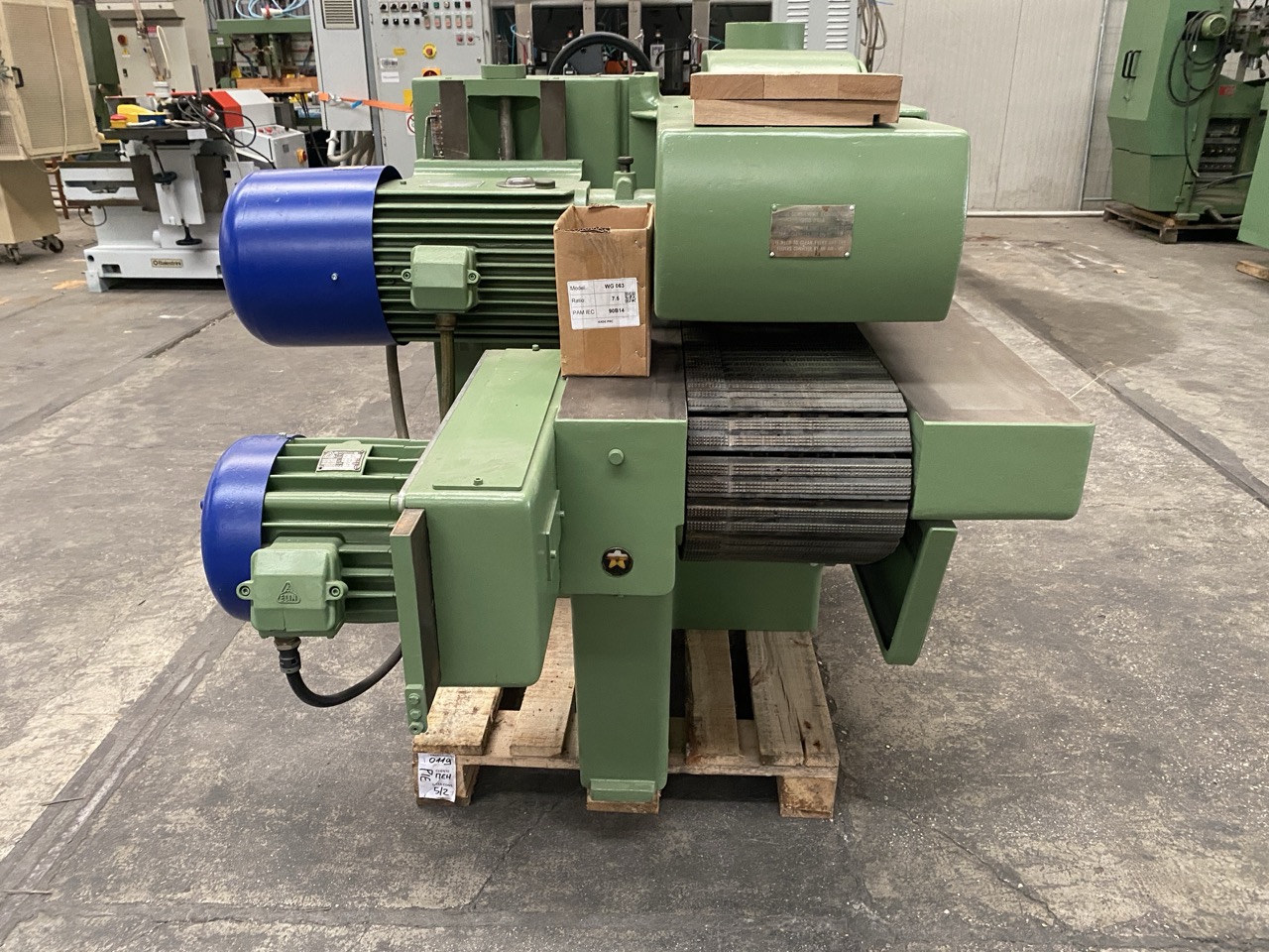 Usato Gabbiani Multilame con tappeto da cm. 30 e motore 20 HP