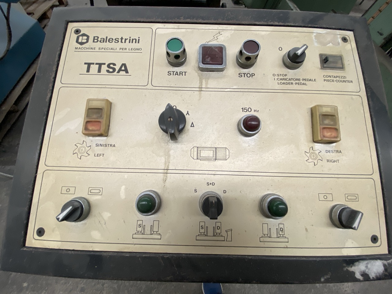 Usato Balestrini Tenonatrice Stondante doppia senza caricatore