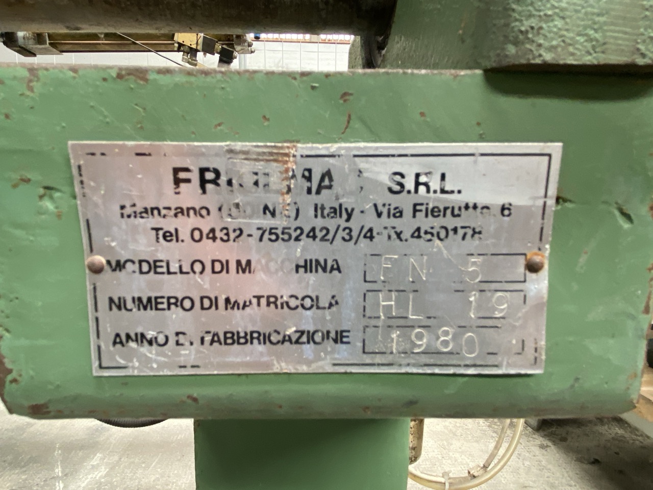 Usato Friulmac Troncatore caricatore per Scorniciatrice